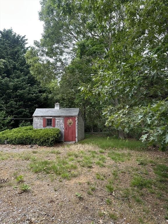 160 Toland Dr, Eastham, MA 02642 - view of yard with a storage unit