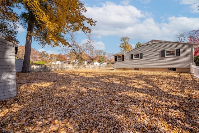 view of yard