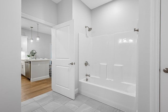 3302 Briarwood Vlg Unit 3302, Clinton, MA 01510 - full bath featuring washtub / shower combination, vanity, and tile patterned flooring