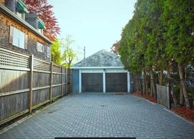 70 Hawthorn St, New Bedford, MA 02740 - view of garage