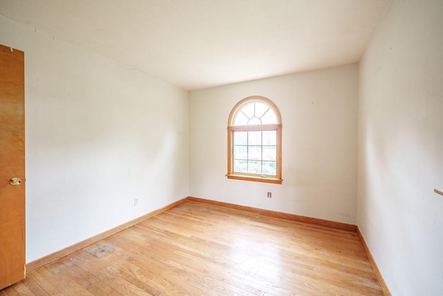 136 Butternut Hollow Rd, West Springfield, MA 01089 - spare room with light wood-type flooring and baseboards