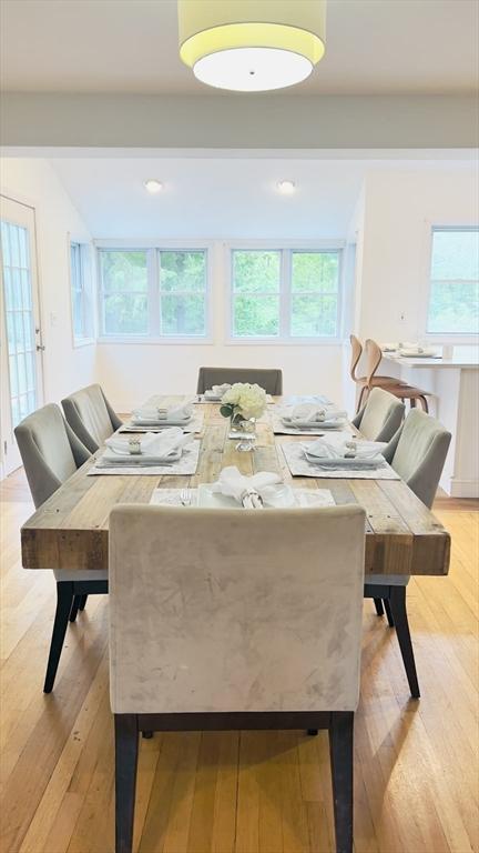 52 Walnut St, Shrewsbury, MA 01545 - dining space featuring light wood-type flooring and plenty of natural light