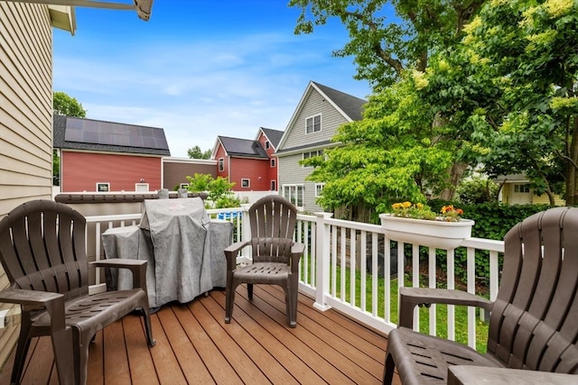 9 Emerson Ct, Winchester, MA 01890 - view of wooden terrace