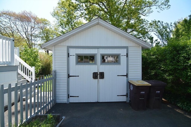 82 Circuit Ave, Weymouth, MA 02188 - view of shed featuring stairway