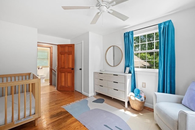 241 W Main St, Westborough, MA 01581 - bedroom featuring wood finished floors and ceiling fan