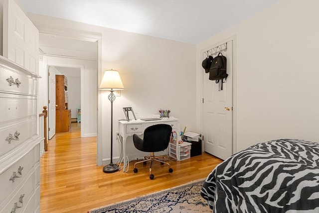 369 Border Rd, Concord, MA 01742 - bedroom with light wood finished floors