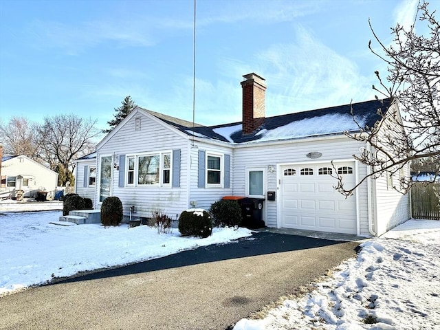 ranch-style house with a garage