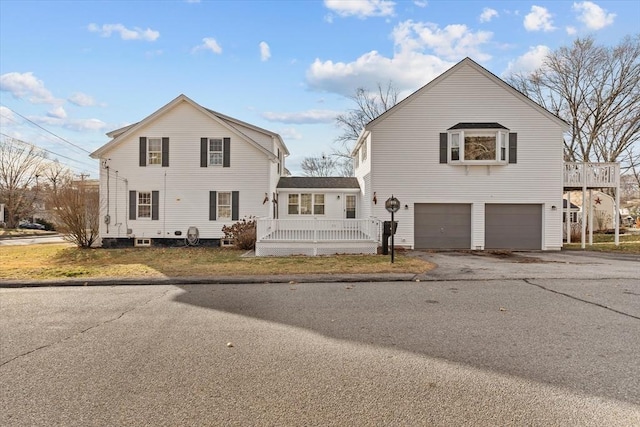 front facade featuring a garage