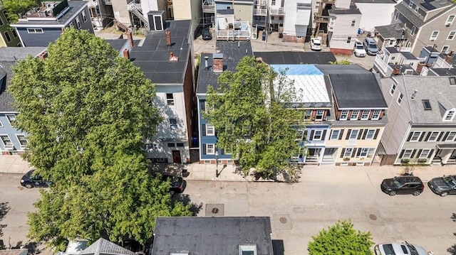 aerial view of residential area