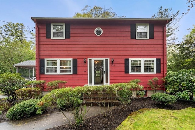 view of colonial inspired home