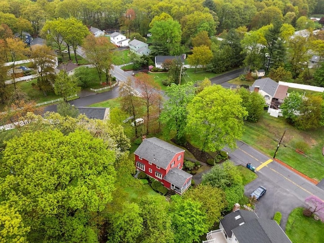 aerial view of residential area