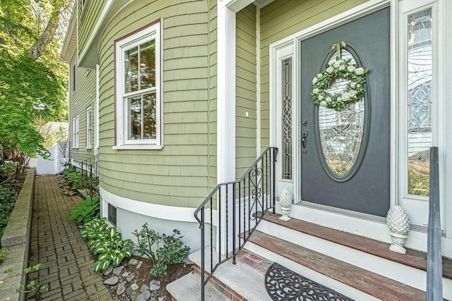 view of entrance to property