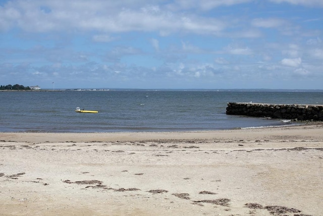 property view of water with a view of the beach