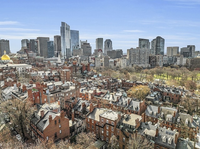 view of property's view of city