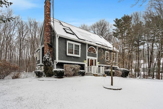 view of front of home