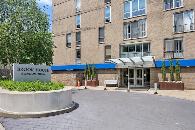 99 Pond Ave Unit 202, Brookline, MA 02445 - view of apartment building / complex