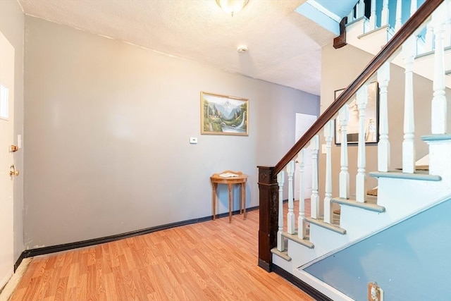 foyer featuring light hardwood / wood-style flooring