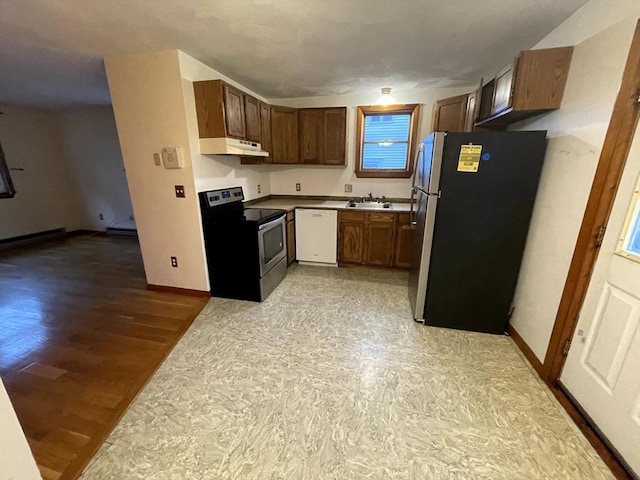 21 Hillside Ave Unit 21, Everett, MA 02149 - kitchen with appliances with stainless steel finishes, under cabinet range hood, and plenty of natural light