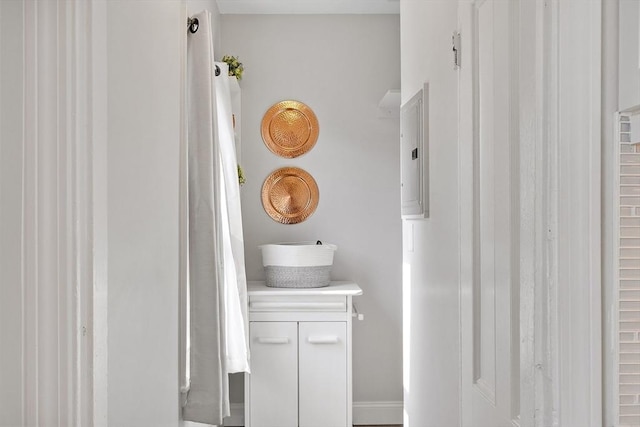 19 Franklin St, Wakefield, MA 01880 - bathroom featuring electric panel