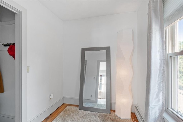19 Franklin St, Wakefield, MA 01880 - entrance foyer with healthy amount of natural light and wood finished floors