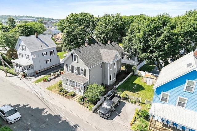 19 Franklin St, Wakefield, MA 01880 - aerial view of residential area