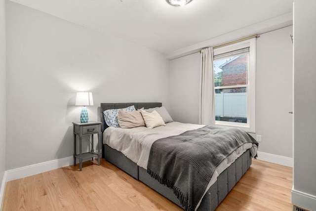 11 Cameron St Unit 1, Brookline, MA 02445 - bedroom featuring baseboards and light wood-type flooring