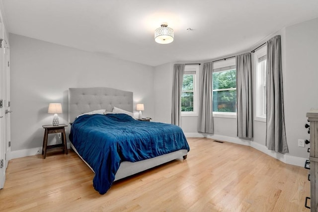 11 Cameron St Unit 1, Brookline, MA 02445 - bedroom with light wood finished floors and baseboards