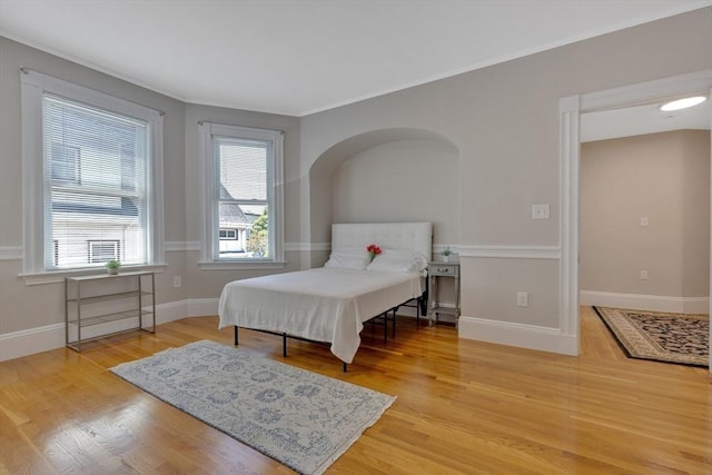 24-26 Bentley St, Boston, MA 02135 - bedroom with wood finished floors and crown molding