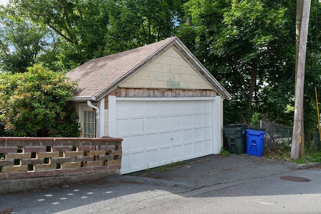 376 N Underwood St, Fall River, MA 02720 - view of detached garage