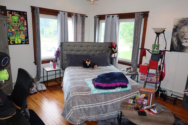 17 Lockwood Ave, Attleboro, MA 02703 - bedroom featuring baseboard heating and wood finished floors