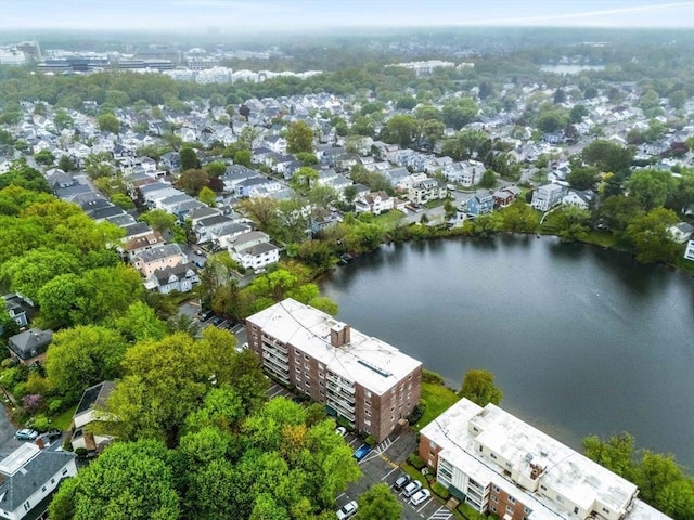 bird's eye view of a large body of water