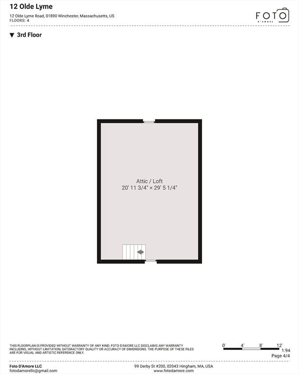 12 Olde Lyme Rd, Winchester, MA 01890 - property floor plan