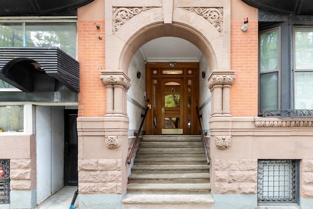 31 Massachusetts Ave Unit 4-4, Boston, MA 02115 - entrance to property featuring brick siding and stone siding
