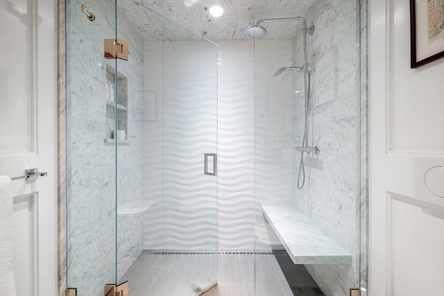 full bath with a stall shower