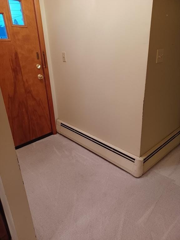 822 N Eastern Ave, Fall River, MA 02720 - detailed view of baseboard heating and carpet