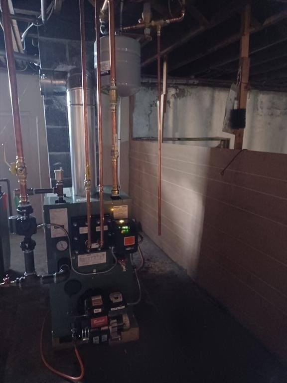 822 N Eastern Ave, Fall River, MA 02720 - utility room featuring a heating unit