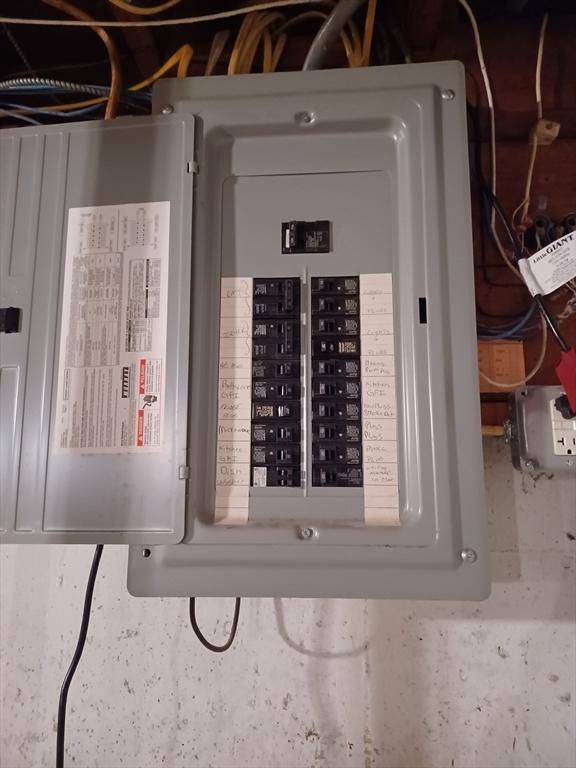 822 N Eastern Ave, Fall River, MA 02720 - utility room featuring electric panel
