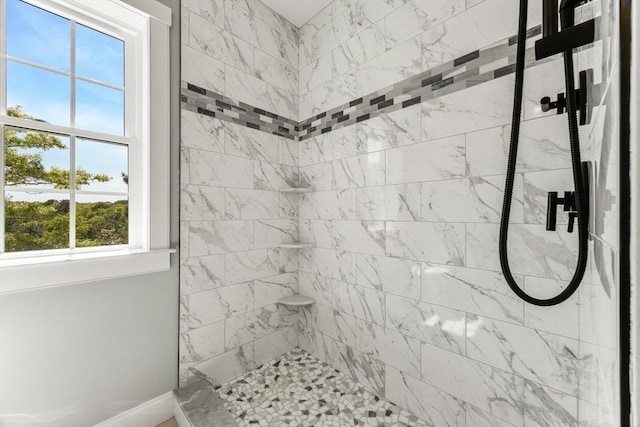 29 Sheppard Rd, Bourne, MA 02562 - full bathroom with tiled shower and baseboards