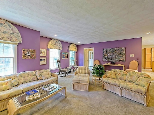 46 Clear Pond Rd, Falmouth, MA 02540 - carpeted living room featuring recessed lighting