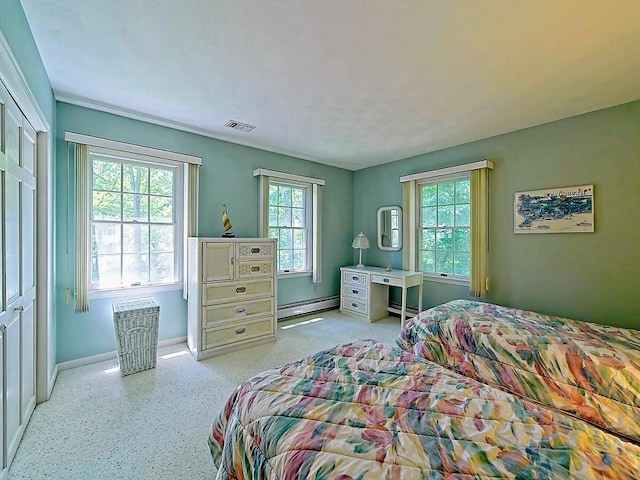 46 Clear Pond Rd, Falmouth, MA 02540 - bedroom featuring baseboard heating and baseboards