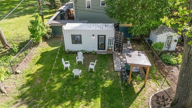 view of subject property