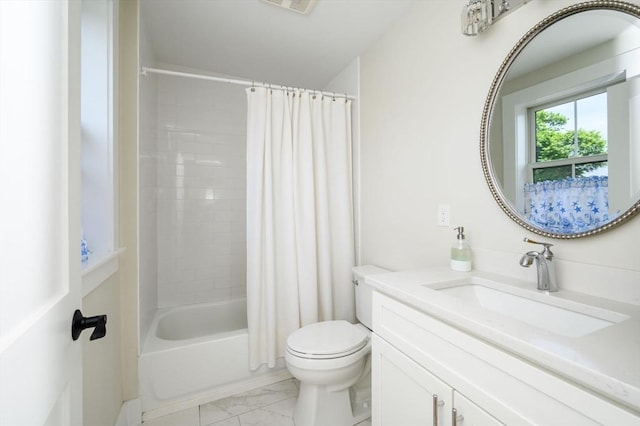6 Macdonald Ter Unit E, Scituate, MA 02066 - full bath with vanity, marble finish floors, toilet, and shower / tub combo