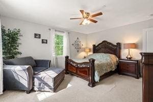 5 Comanche Cir Unit 5, Haverhill, MA 01835 - carpeted bedroom featuring a ceiling fan