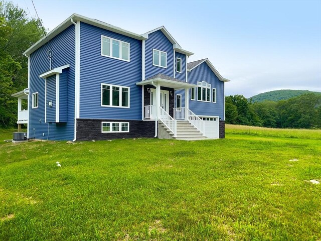 101 N Rd, Westfield, MA 01085 - view of front of house with a front lawn