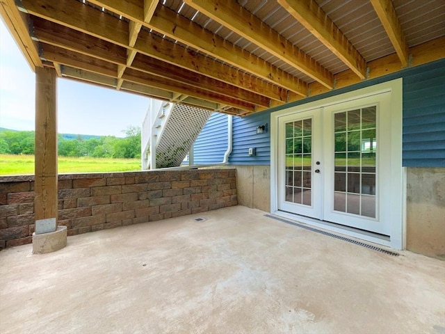 101 N Rd, Westfield, MA 01085 - view of patio featuring french doors