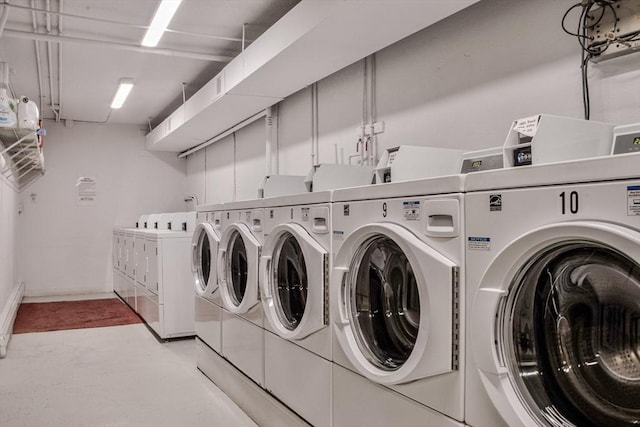 50 Green St Unit 312, Brookline, MA 02446 - community laundry room with separate washer and dryer