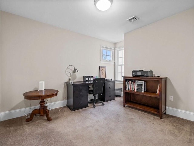 23 Chandler St, Newton, MA 02458 - home office with light colored carpet and baseboards