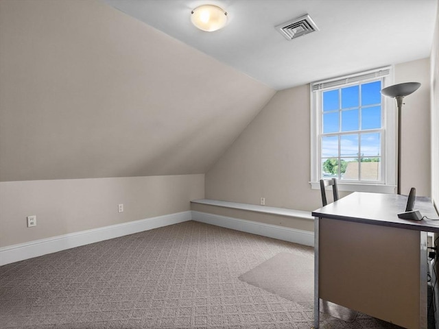 23 Chandler St, Newton, MA 02458 - bonus room with vaulted ceiling, baseboards, and carpet floors