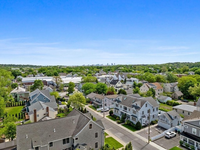 23 Chandler St, Newton, MA 02458 - aerial view of residential area