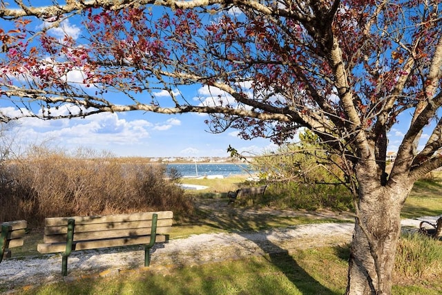 6 Mariner Way, Nantucket, MA 02564 - view of yard with a water view and fence